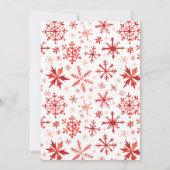 Weihnachtswein-Austausch-Party Einladung (Rückseite)