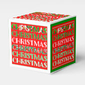 Weihnachtswein-Box Geschenkschachtel (Vorderseite)