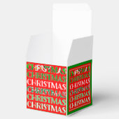 Weihnachtswein-Box Geschenkschachtel (Geöffnet)