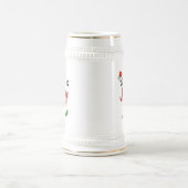 Weihnachtswein des Weihnachtsmanns - Bierstein Bierglas (Mittel)