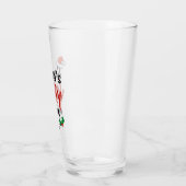 Weihnachtswein des Weihnachtsmanns Glas (Links)