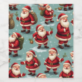 Weihnachtswein Flasche innere Requisiten (Bearbeit Weinetikett (Einzelnes Label)