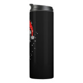 Weihnachtswein Glass Schneeflocken Weihnachtsmannm Thermosbecher (Nach rechts gedreht)