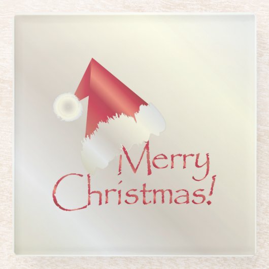 Weihnachtswein Glasuntersetzer (Vorderseite)