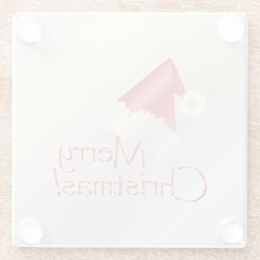 Weihnachtswein Glasuntersetzer (Rückseite)