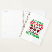 Weihnachtswein-herrliches rotes Weindesign Planer (Anzeige)