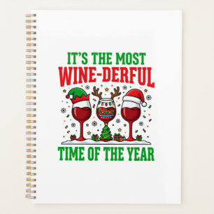 Weihnachtswein-herrliches rotes Weindesign Planer