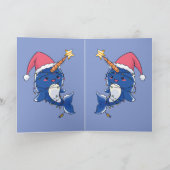 Weihnachtswein Karte (Innenseite)