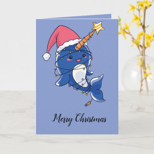 Weihnachtswein Karte (Gelbe Blume)