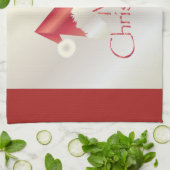 Weihnachtswein Küchentuch (Gefaltet)