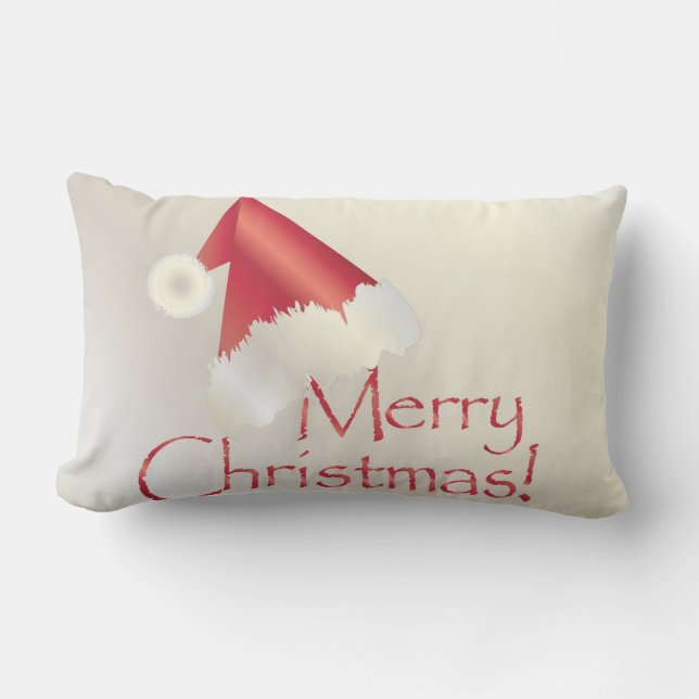 Weihnachtswein Lendenkissen (Vorderseite)