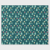 Weihnachtswein Lover Geschenkpapier (Flach)