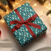 Weihnachtswein Lover Geschenkpapier