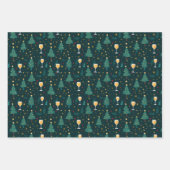 Weihnachtswein Lover Geschenkpapier Set (Vorderseite 2)