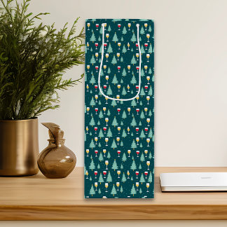 Weihnachtswein Lover Geschenktüte Für Weinflaschen