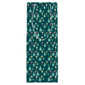 Weihnachtswein Lover Geschenktüte Für Weinflaschen (Rückseite)