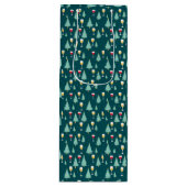 Weihnachtswein Lover Geschenktüte Für Weinflaschen (Vorderseite)