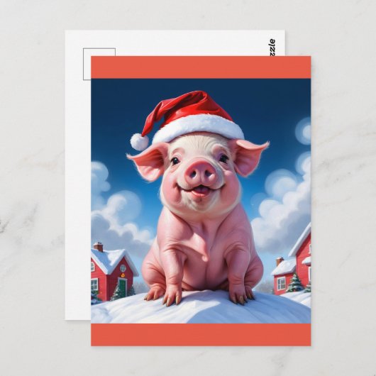 Weihnachtswein Postkarte (Vorne/Hinten)
