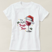 Weihnachtswein Shirt Jingle Juice (Design vorne)
