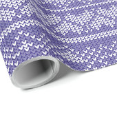 Weihnachtswein Strick Sweater Weihnachtsfeiertag Geschenkpapier (Rolleneckpunkt)