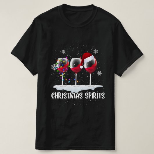 Weihnachtswein T-Shirt (Design vorne)