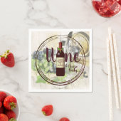 Weihnachtswein und Käse Party Corporate Event Serviette (Beispiel)