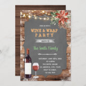 Weihnachtswein und Wrackfest Einladung (Vorne/Hinten)