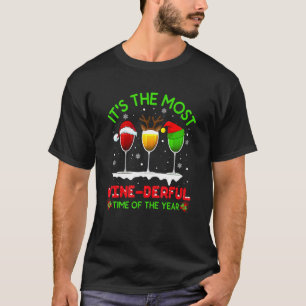 Weihnachtswein Weihnachten Alkohol Pajama PJ Tops