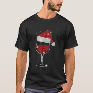 Weihnachtswein - Weihnachtsmannmütze T-Shirt