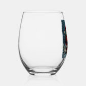 Weihnachtswein Weinglas Ohne Stiel (Rechts)