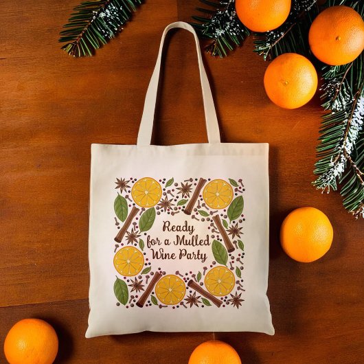 Weihnachtswein-Würzangebot Tragetasche
