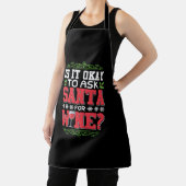Weihnachtsweinangebot Schürze (InSitu)