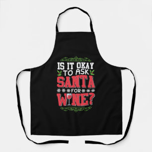 Weihnachtsweinangebot Schürze