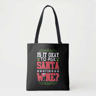 Weihnachtsweinangebot Tasche