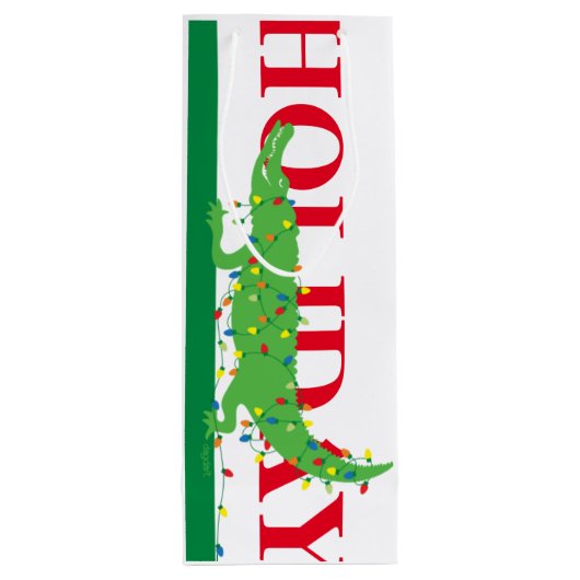 Weihnachtsweinbeutel Geschenktüte Für Weinflaschen (Rückseite)