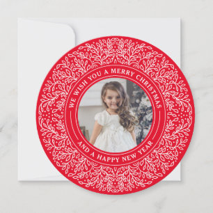 Weihnachtsweine in Berry Roter Weihnachtskarte Feiertagskarte