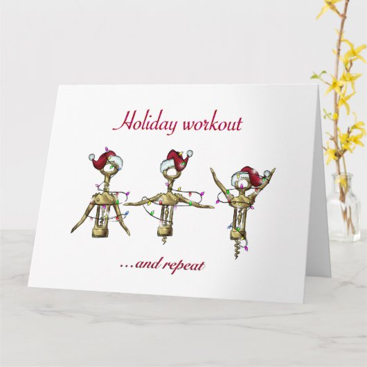 Weihnachtsweinprogramm Karte (Gelbe Blume)