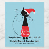 Weihnachtsweinsiegel Weinetikett (Einzelnes Label)