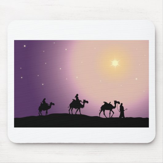 Weihnachtsweise Männer Mousepad (Vorne)