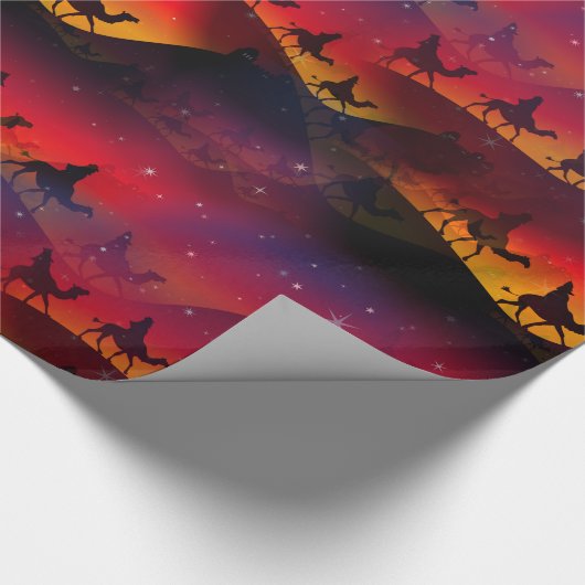 Weihnachtsweisen Geschenkpapier (Ecke)