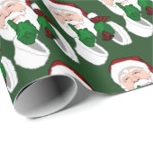 Weihnachtsweispapier Geschenkpapier (Rolleneckpunkt)