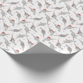 Weihnachtsweiß Geschenkpapier (Ecke)