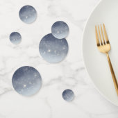 Weihnachtsweiße Schneeflocken Konfetti (Gruppe)