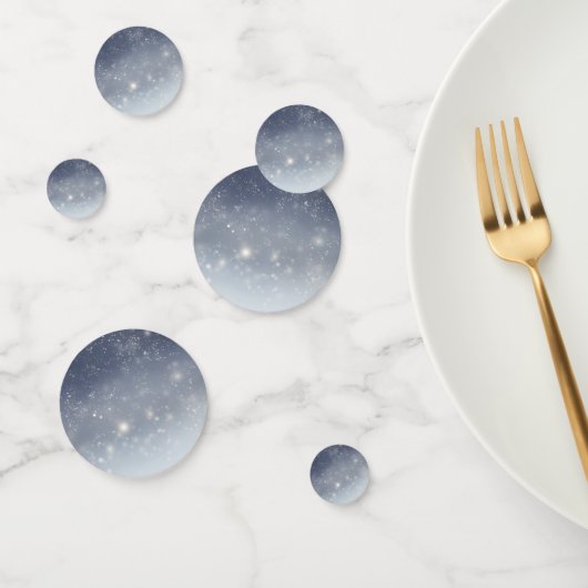 Weihnachtsweiße Schneeflocken Konfetti (Gruppe)