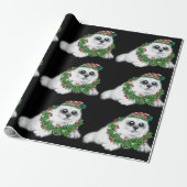 Weihnachtsweiße Siegel, festliches arktisches Tier Geschenkpapier (Ungerollt)