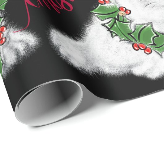 Weihnachtsweiße Siegel, festliches arktisches Tier Geschenkpapier (Rolleneckpunkt)