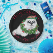 Weihnachtsweiße Siegel, festliches arktisches Tier Pappteller (Party)