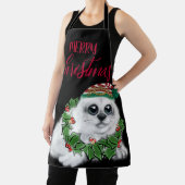 Weihnachtsweiße Siegel, festliches arktisches Tier Schürze (InSitu)