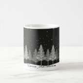 Weihnachtsweißer Becher Kaffeetasse (Mittel)