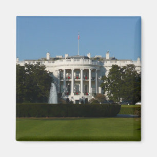 Weihnachtsweißes Haus für Feiertage Washington DC Magnet